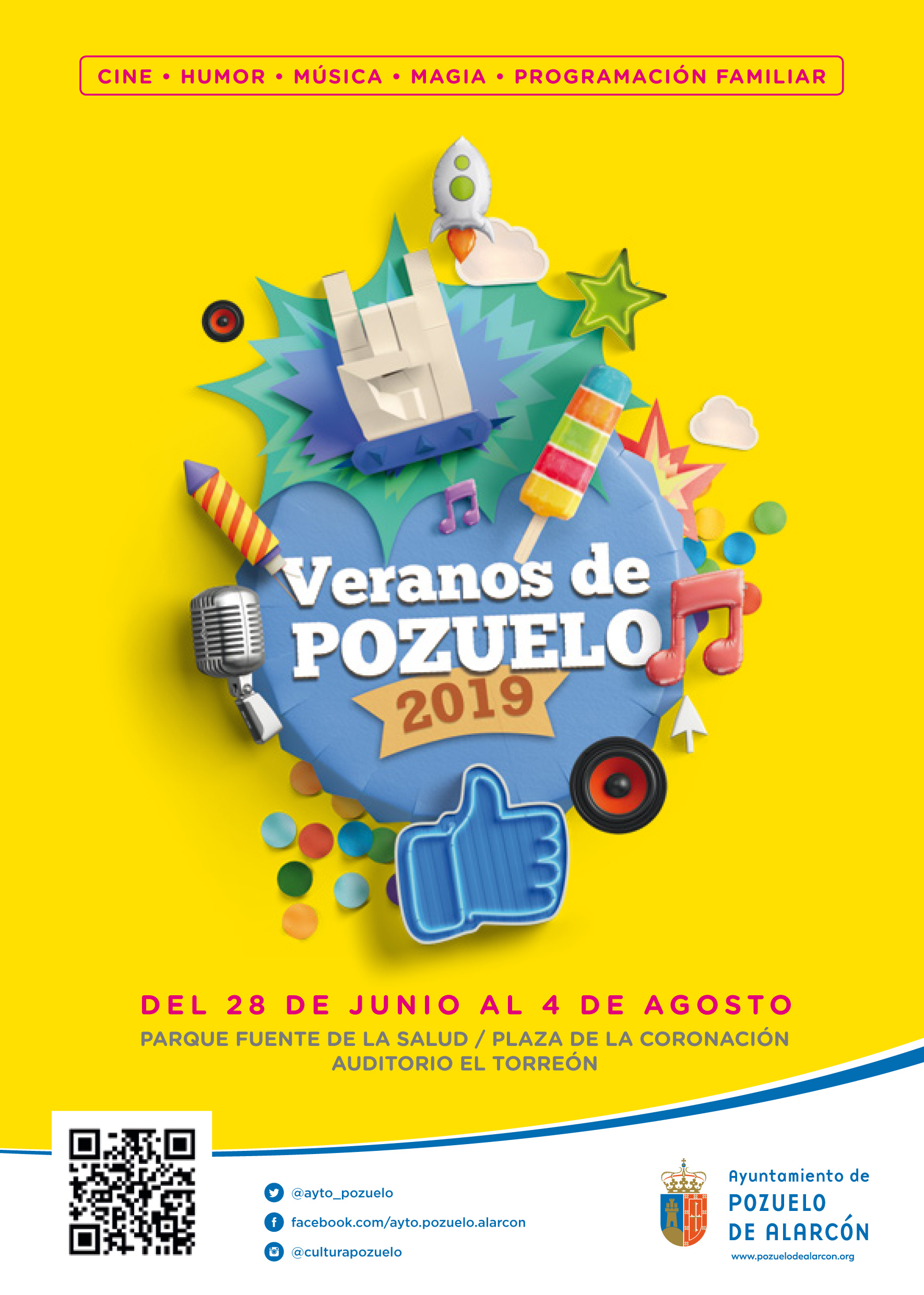 Cartel Veranos de Pozuelo