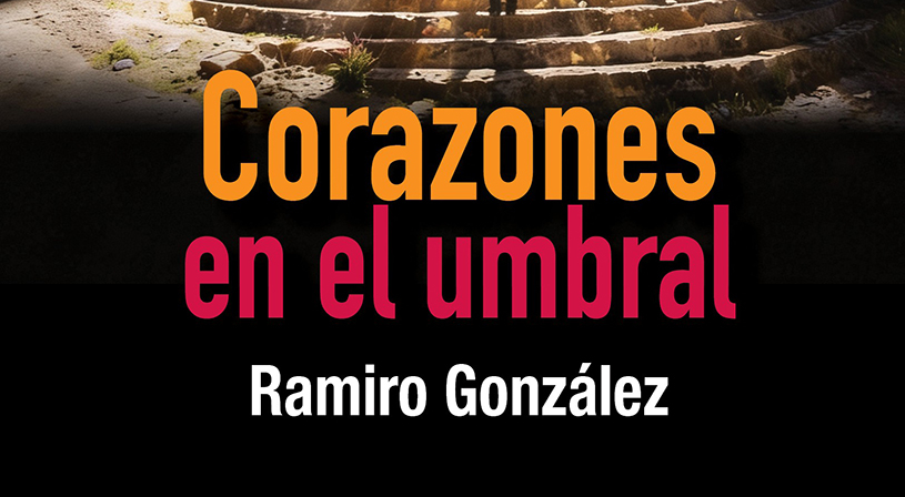 Portada y titulo corazones en el umbral