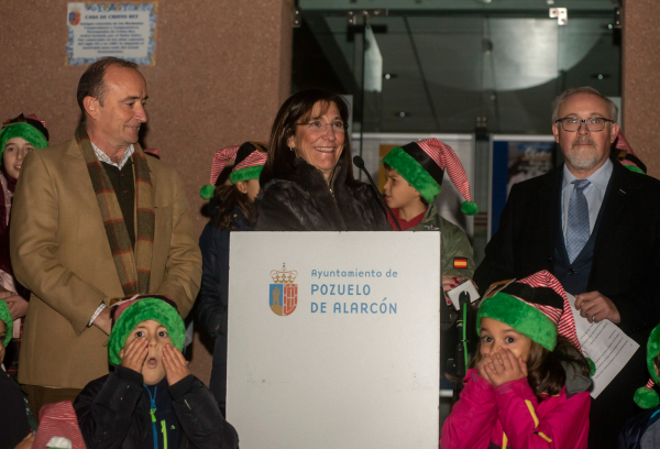 Encencido de la iluminación navideña