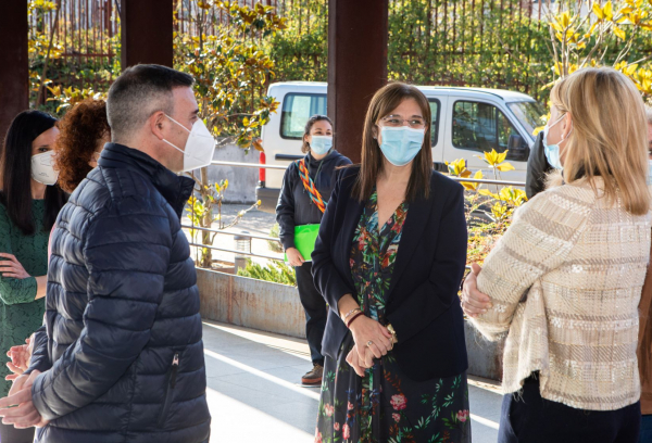 Acto en el Paseo de la Fama de la Escuela Municipal de Música y Danza